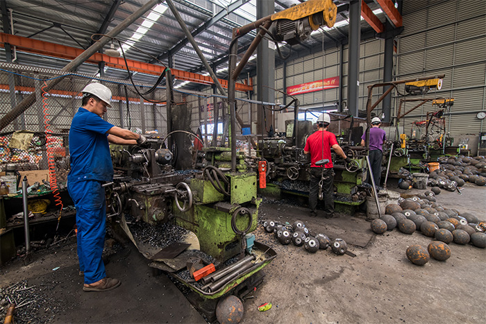 平度网架配件车间